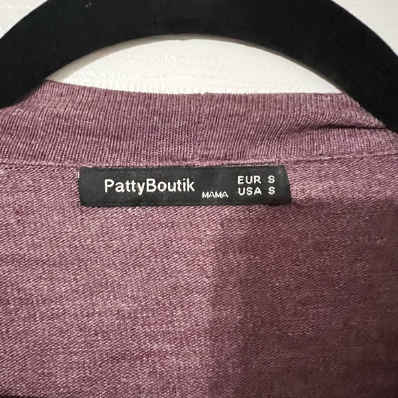 Small Purple Sweater Cowlneck - Picture 2 of 2